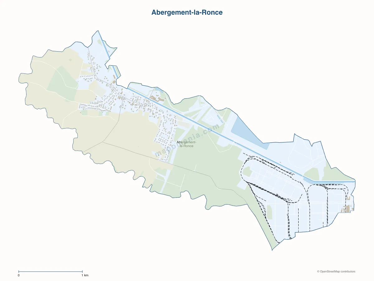 Carte de Abergement-la-Ronce à personnaliser