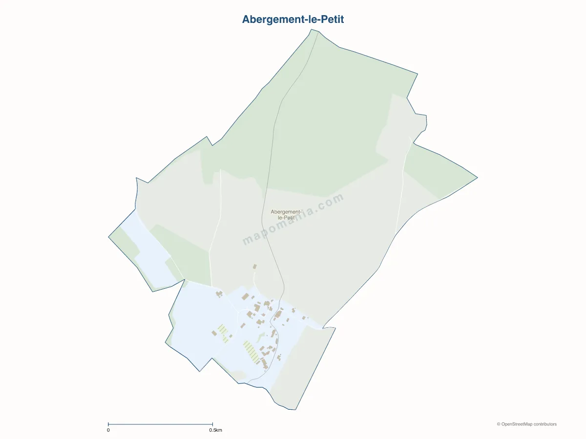 Carte de Abergement-le-Petit à personnaliser