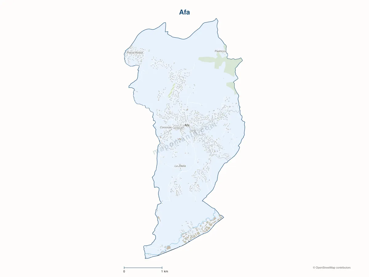 Carte de Afa à personnaliser