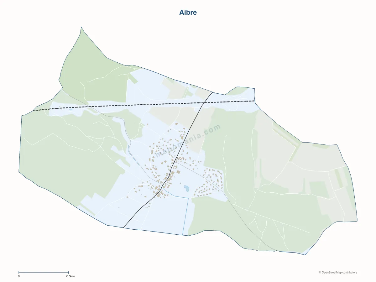 Carte de Aibre à personnaliser