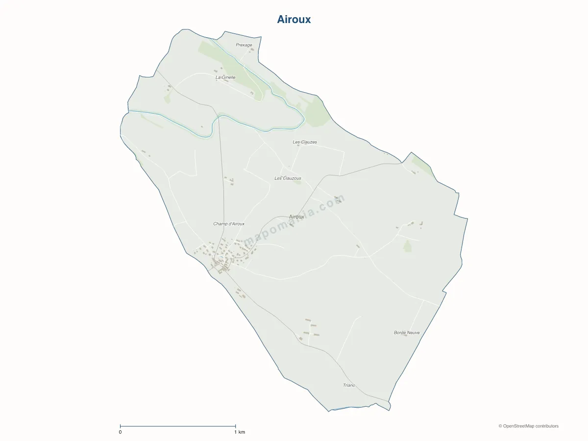 Carte de Airoux à personnaliser
