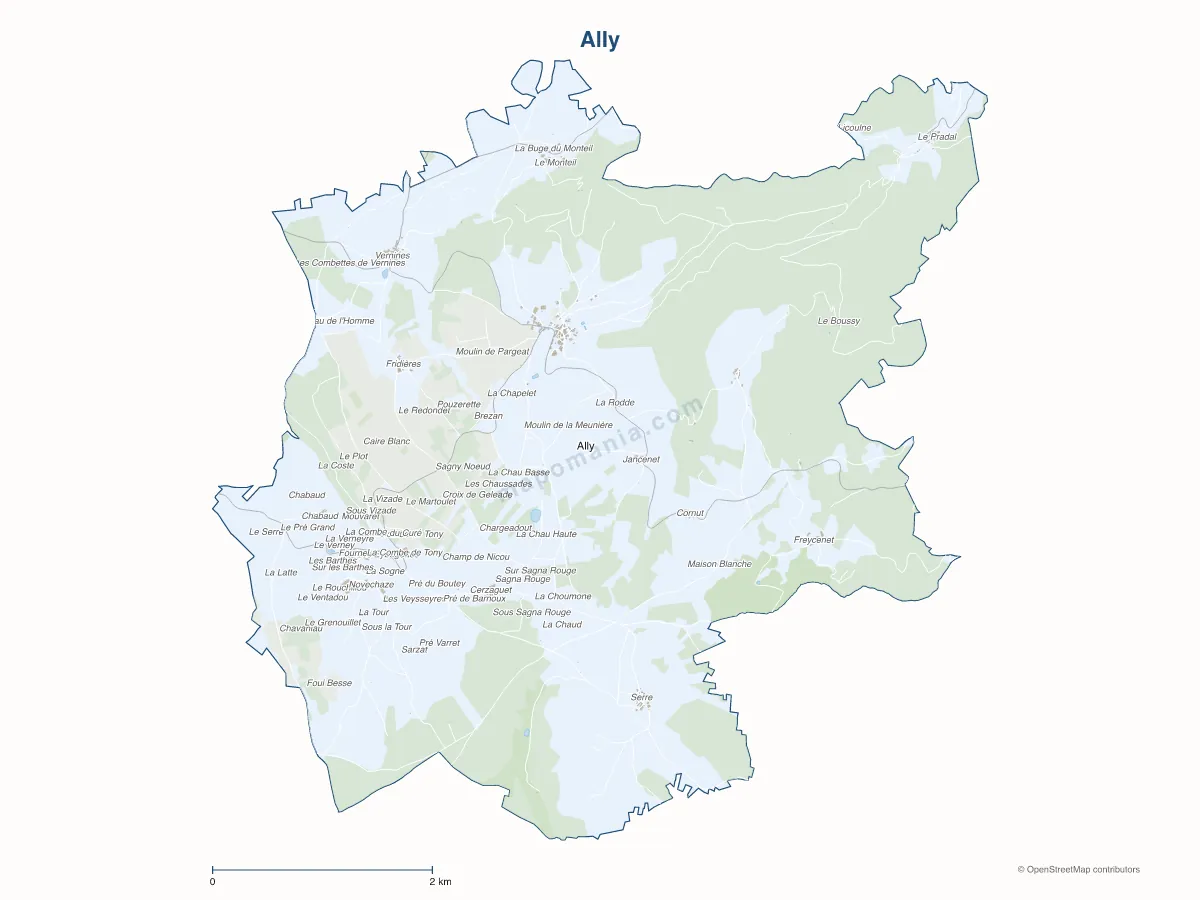 Carte de Ally à personnaliser
