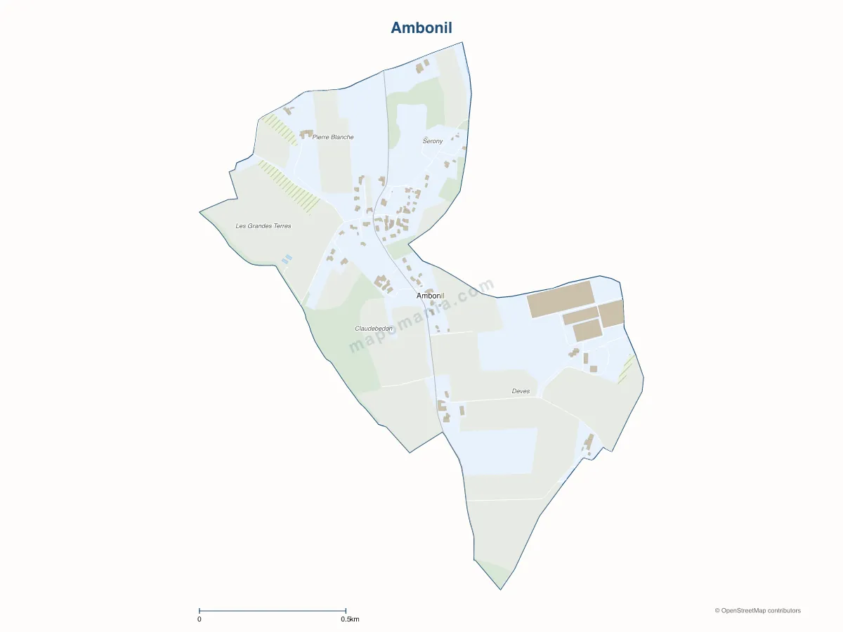 Carte de Ambonil à personnaliser