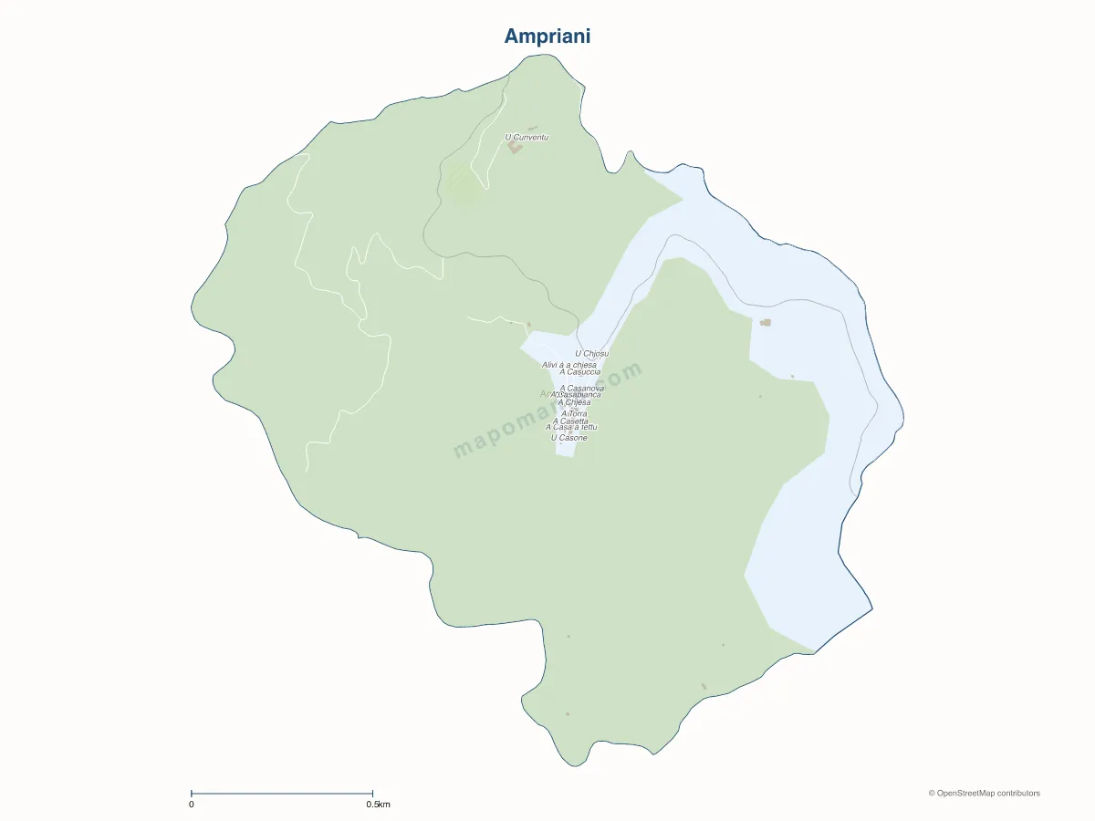 Carte de Ampriani à personnaliser