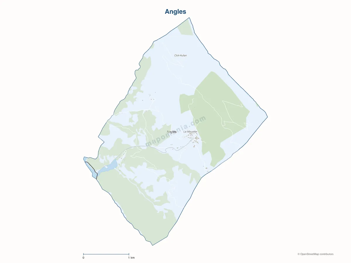 Carte de Angles à personnaliser
