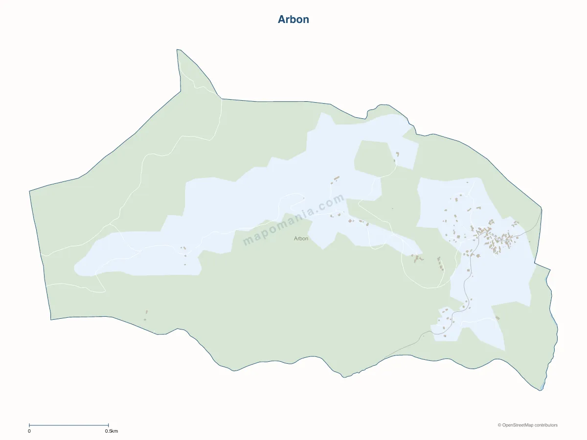 Carte de Arbon à personnaliser