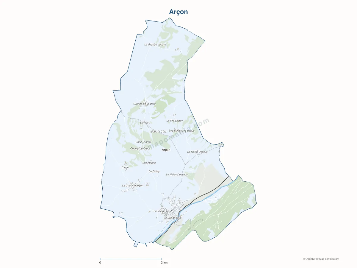 Carte de Arçon à personnaliser