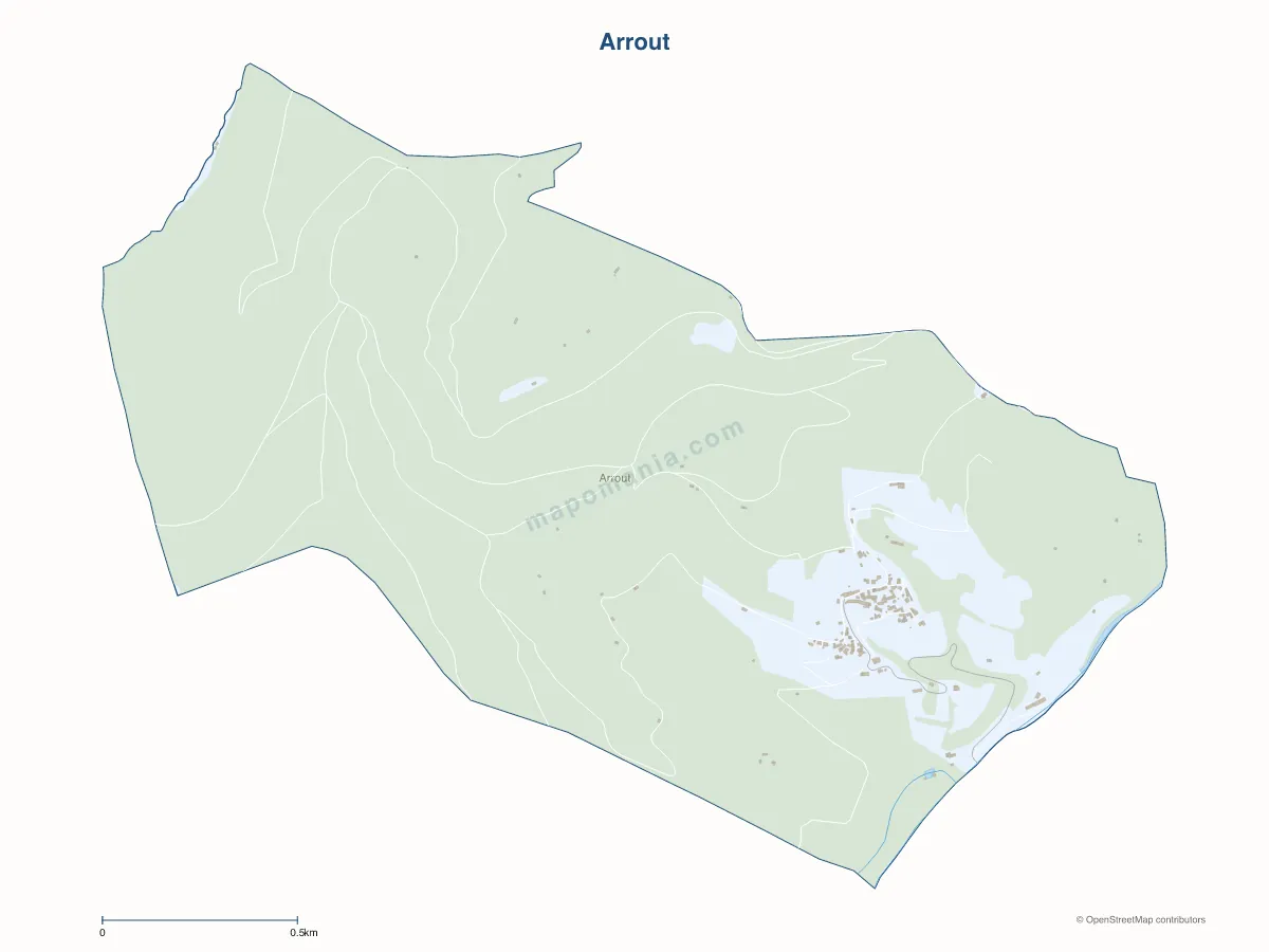 Carte de Arrout à personnaliser