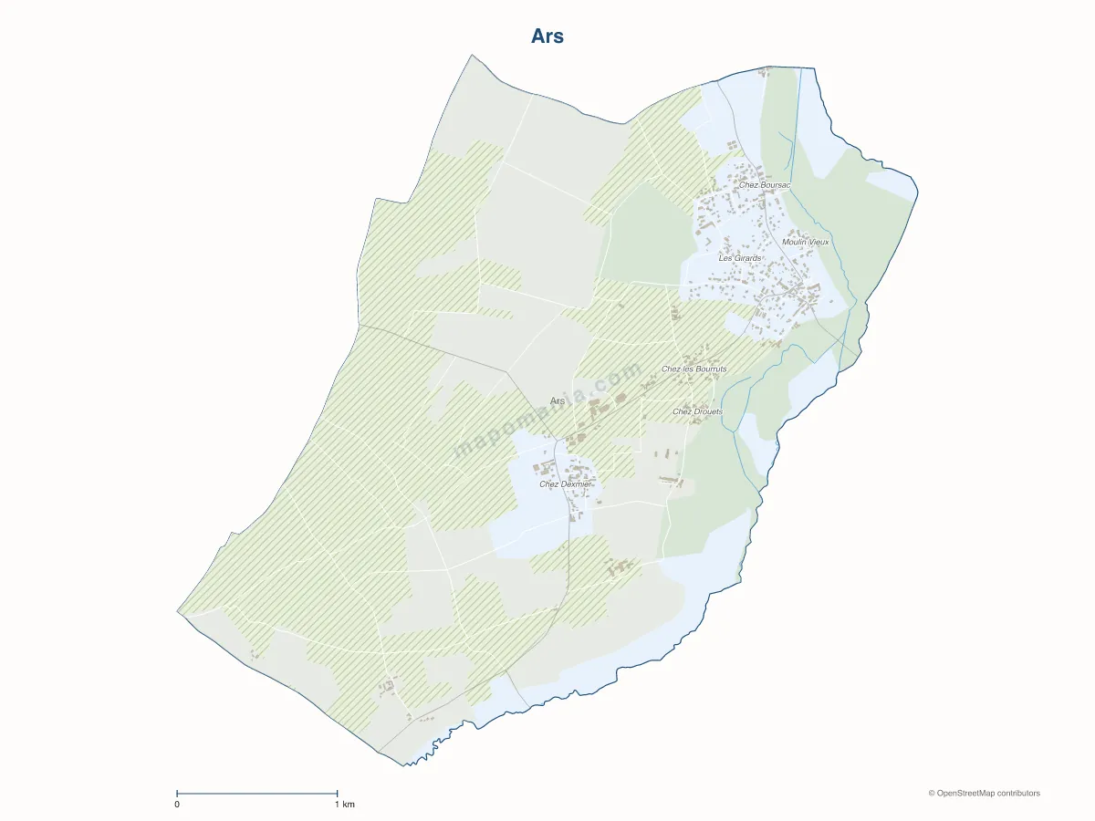 Carte de Ars à personnaliser