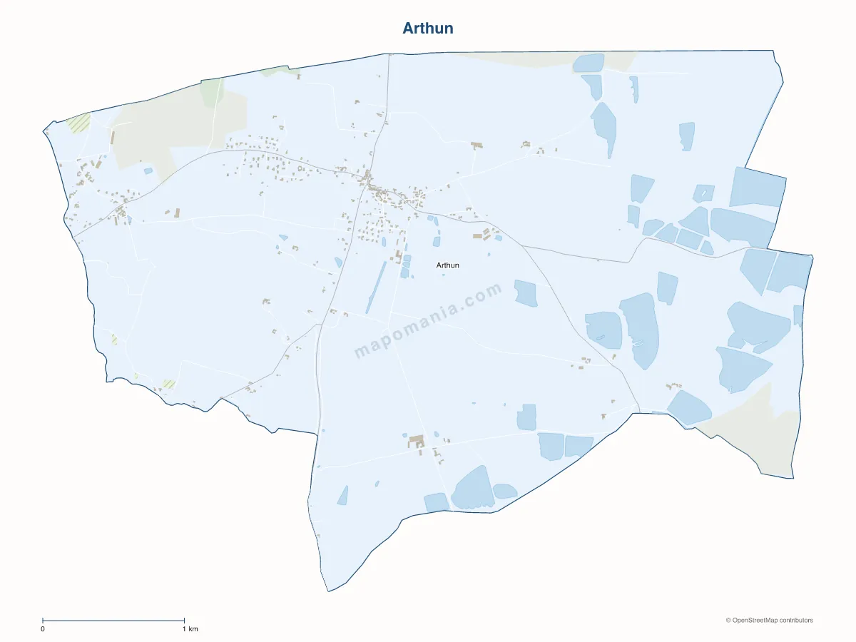 Carte de Arthun à personnaliser