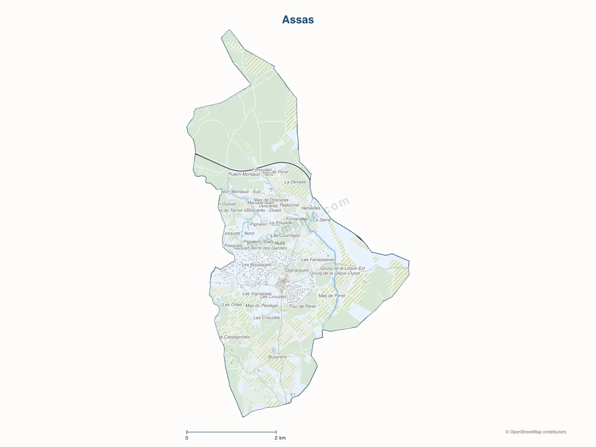 Carte de Assas à personnaliser