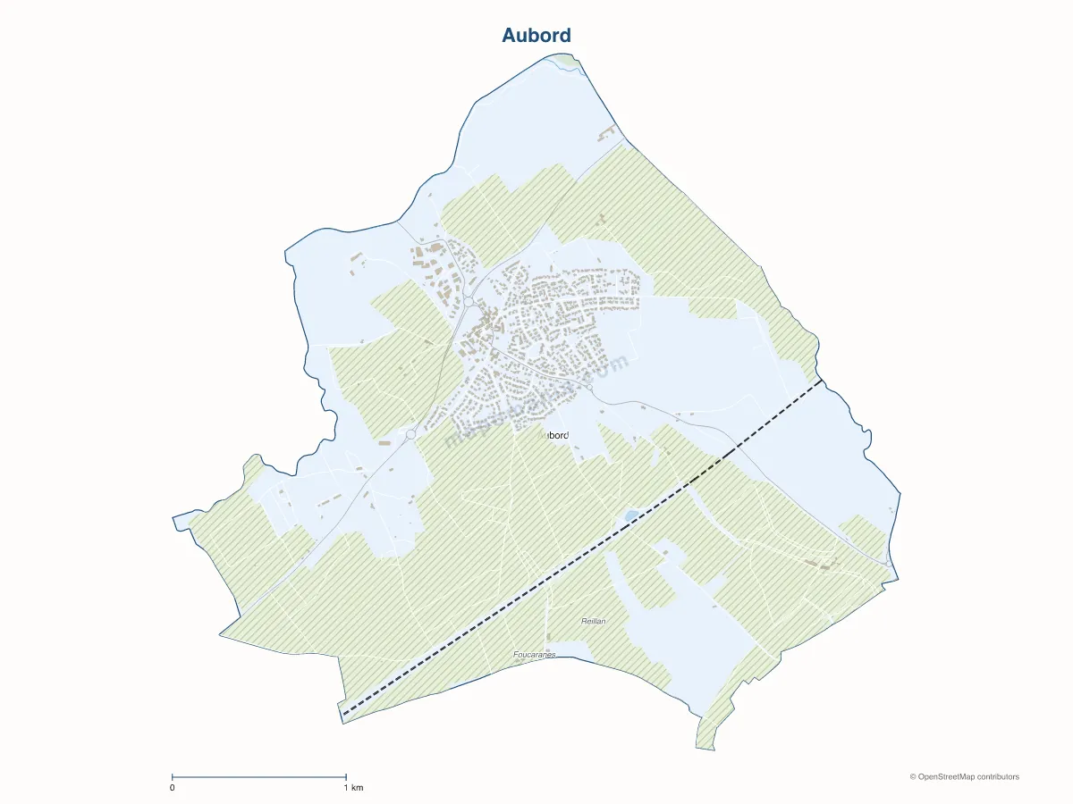 Carte de Aubord à personnaliser