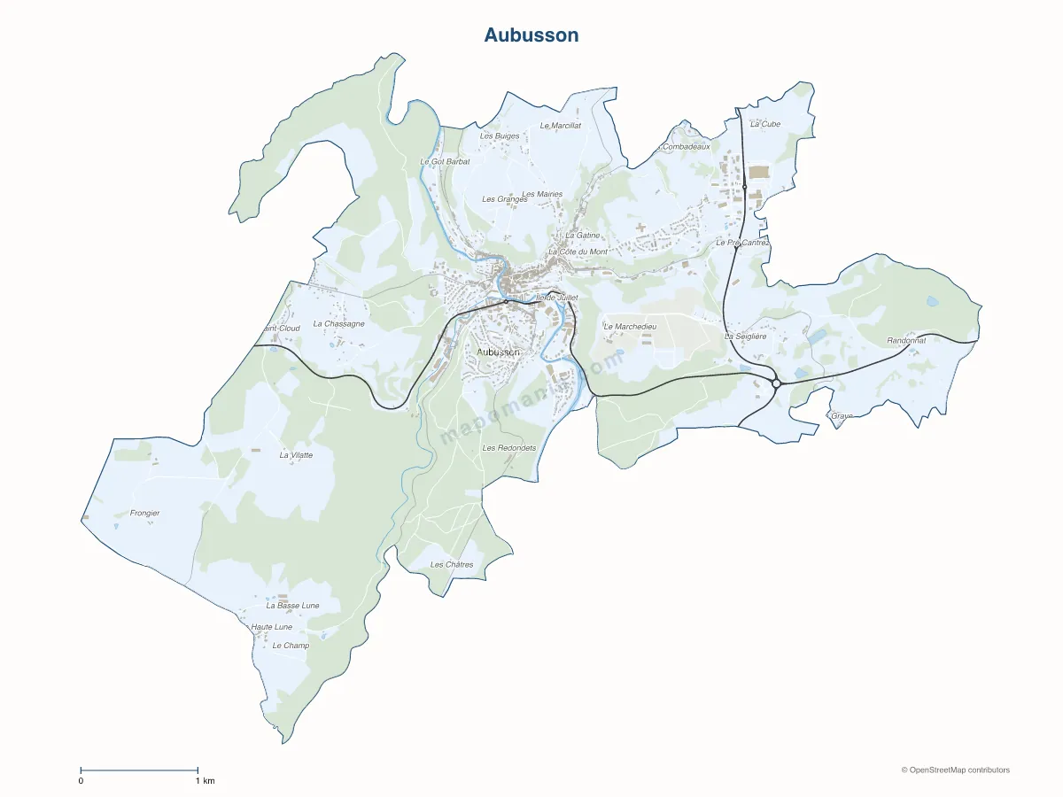 Carte de Aubusson à personnaliser