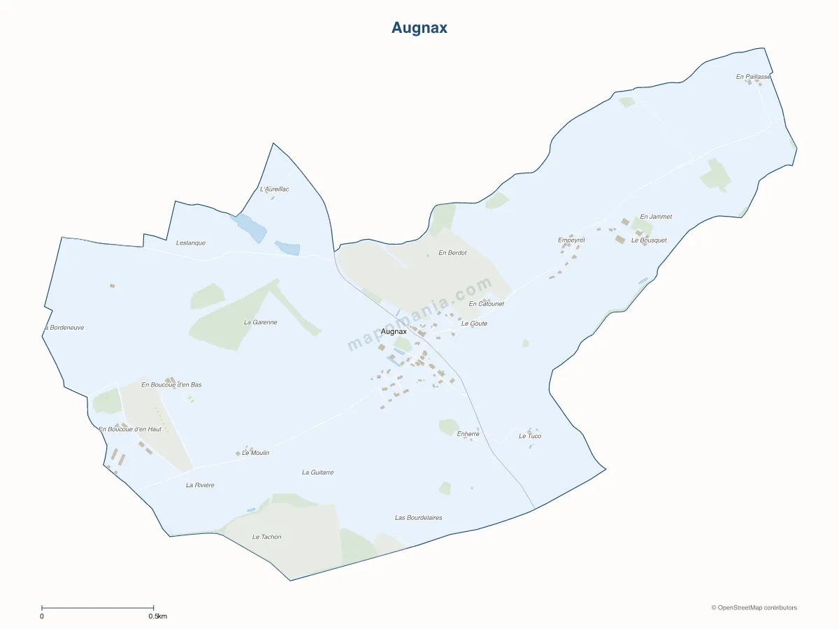 Carte de Augnax à personnaliser