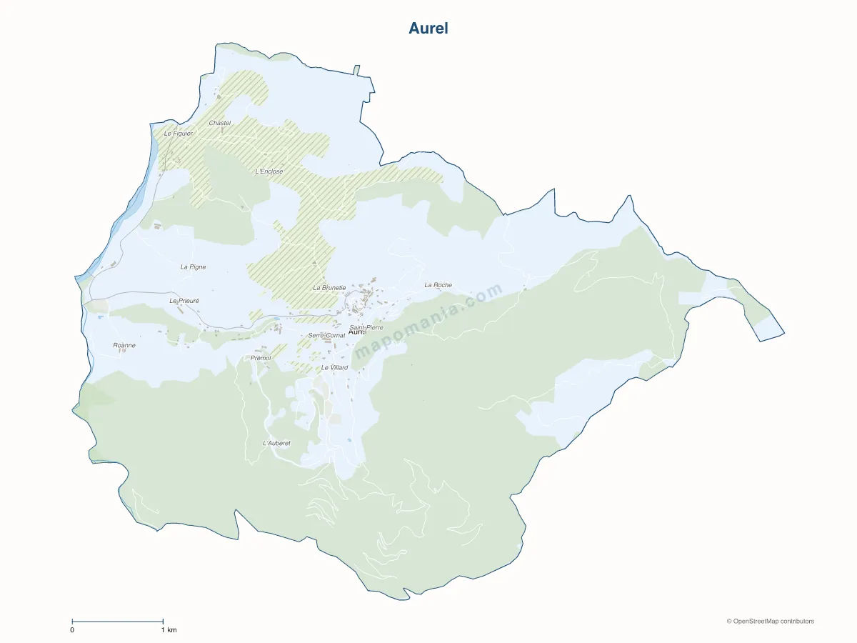 Carte de Aurel à personnaliser