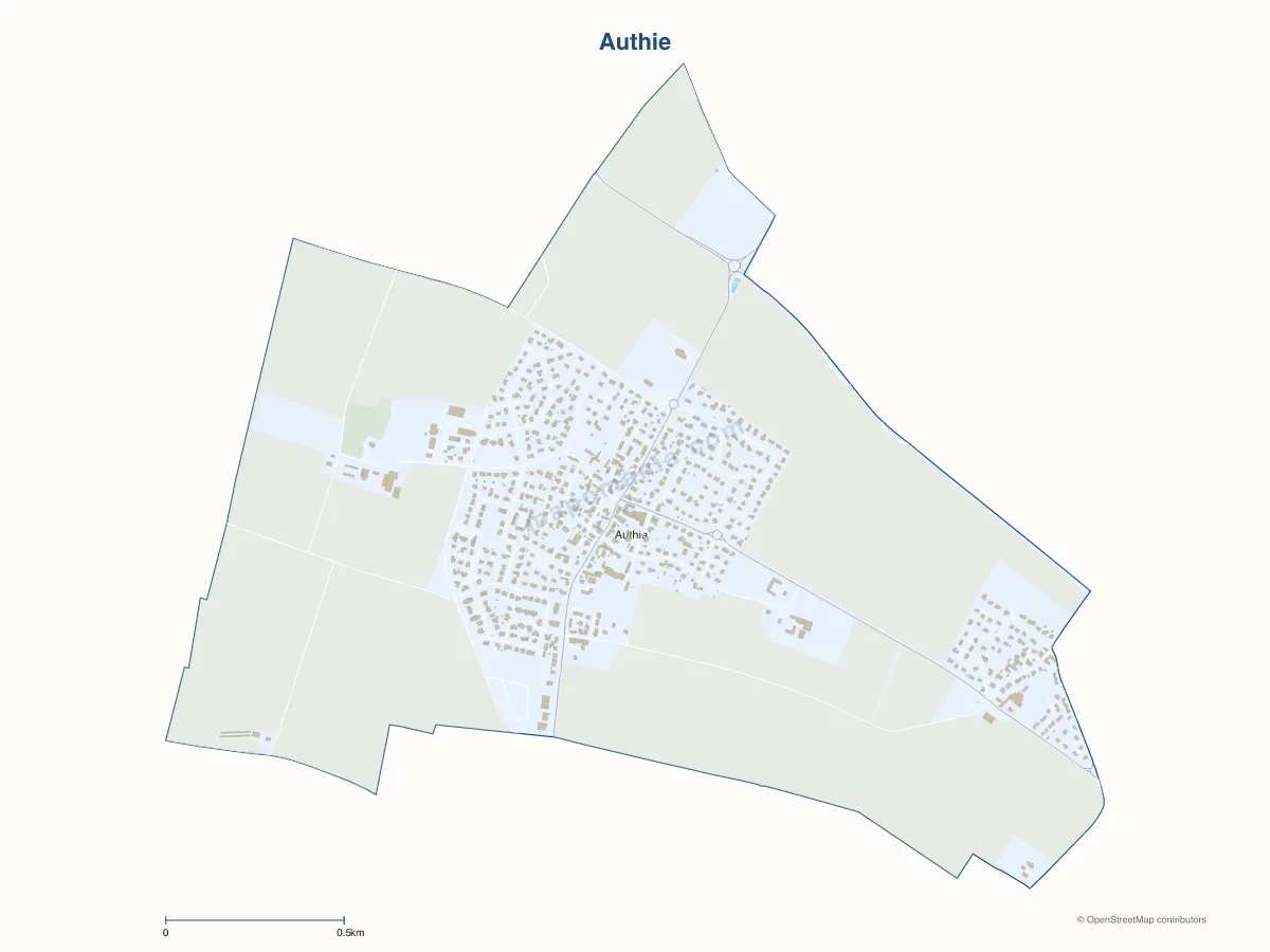 Carte de Authie à personnaliser