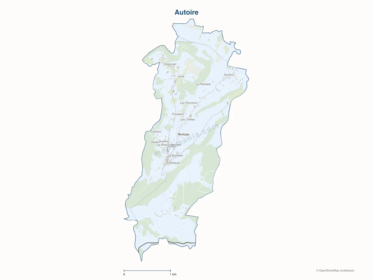 Carte de Autoire à personnaliser