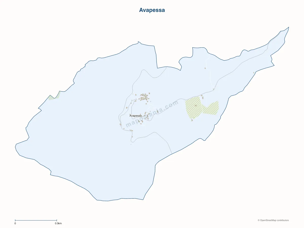 Carte de Avapessa à personnaliser