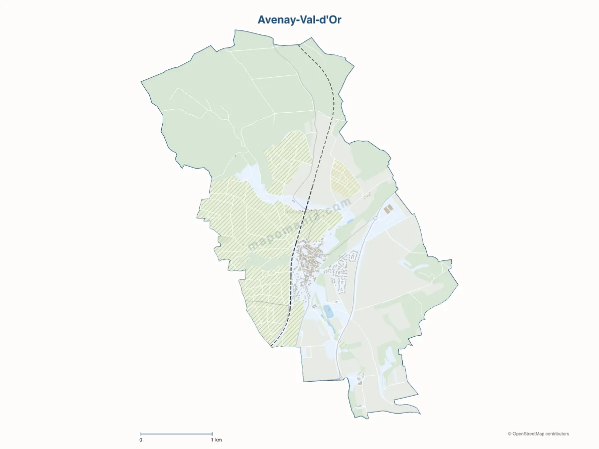 Carte de Avenay-Val-d'Or à personnaliser