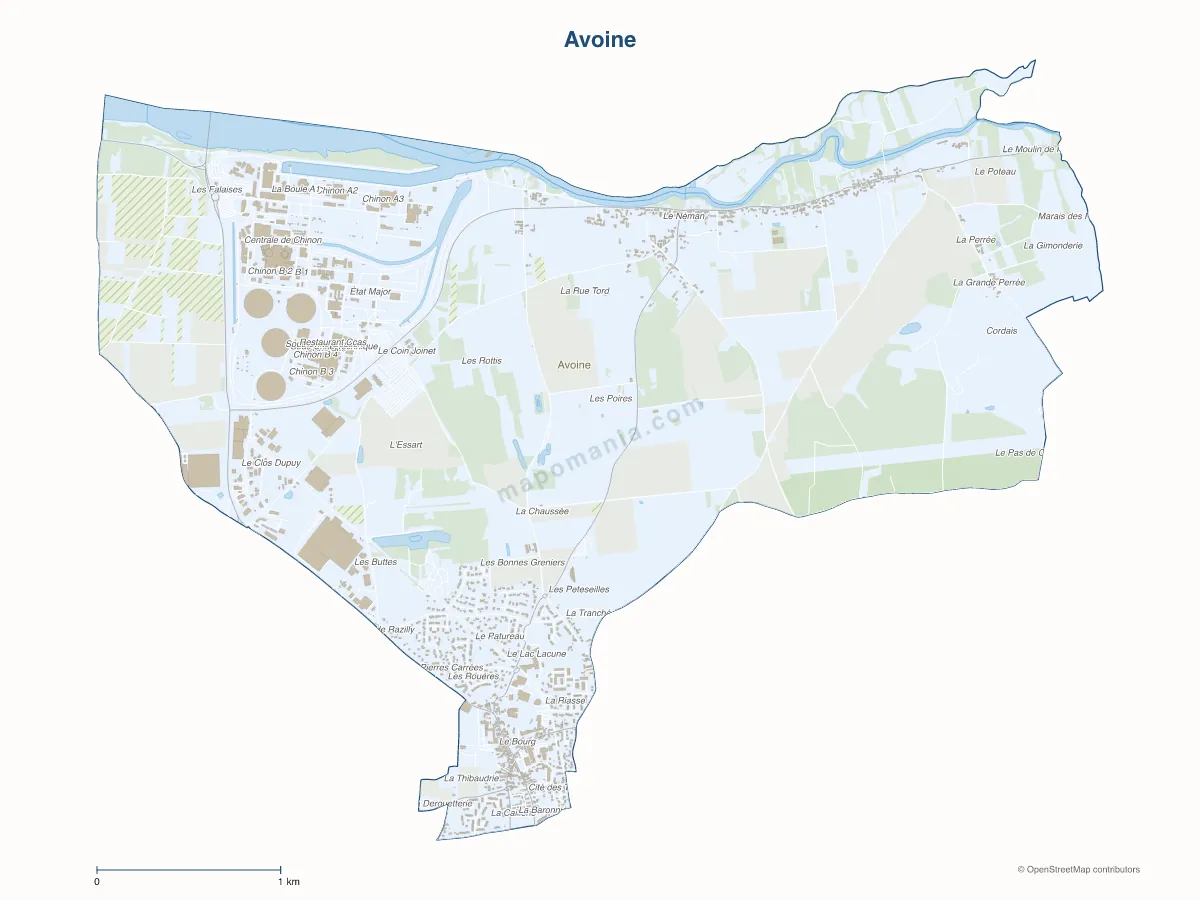 Carte de Avoine à personnaliser