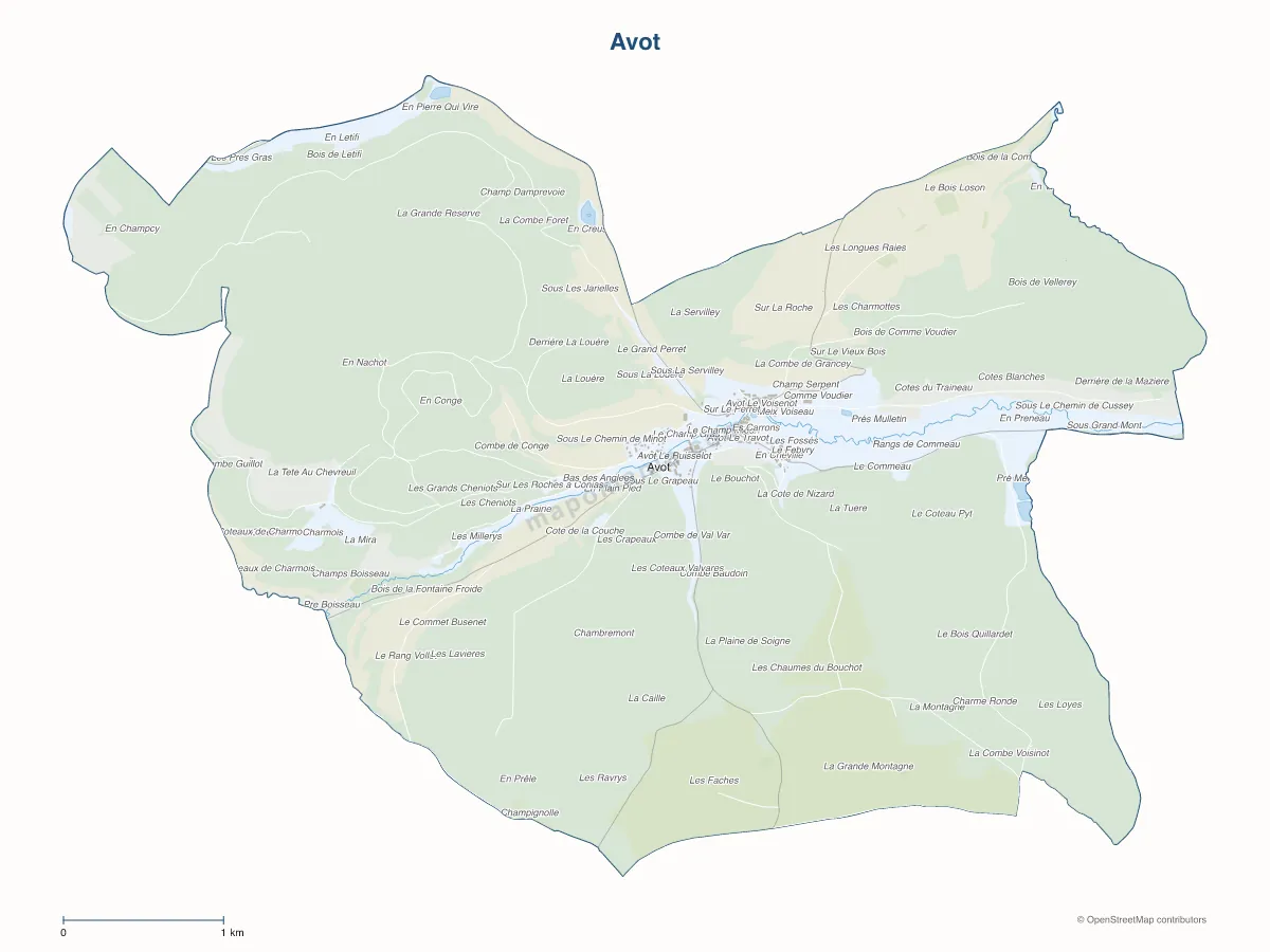 Carte de Avot à personnaliser