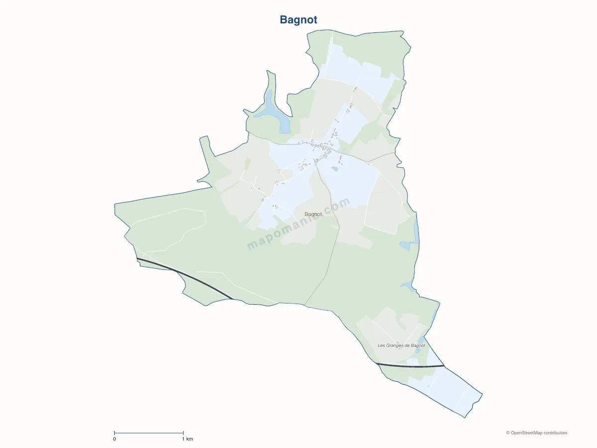 Carte de Bagnot à personnaliser