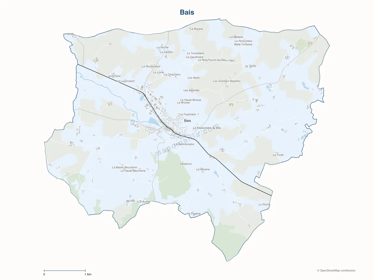 Carte de Bais à personnaliser