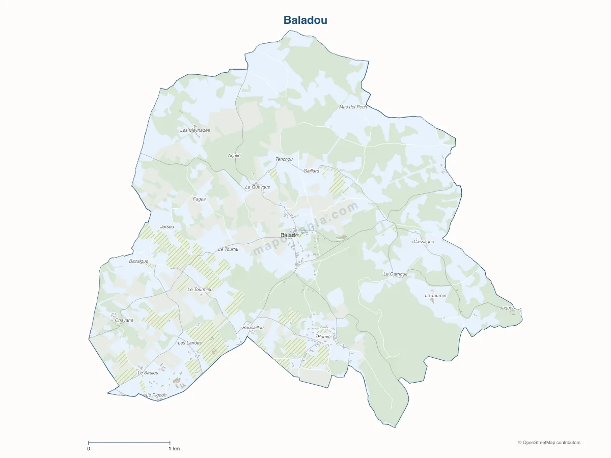 Carte de Baladou à personnaliser