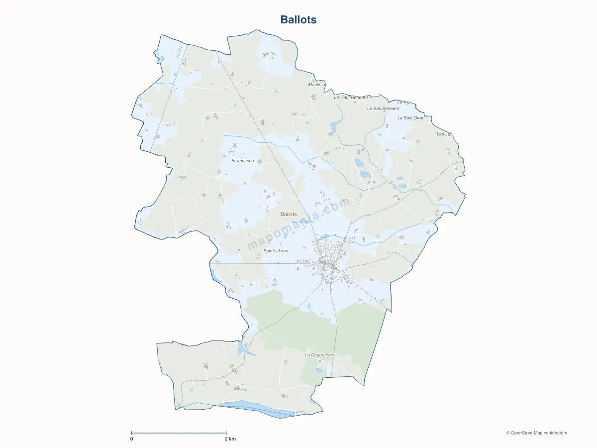 Carte de Ballots à personnaliser