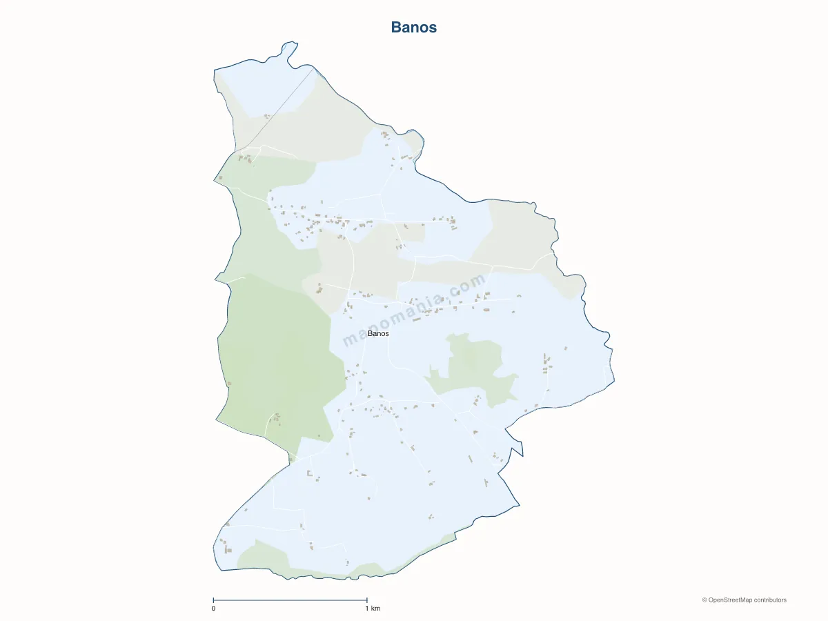 Carte de Banos à personnaliser