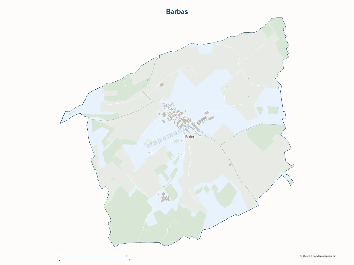 Carte de Barbas à personnaliser