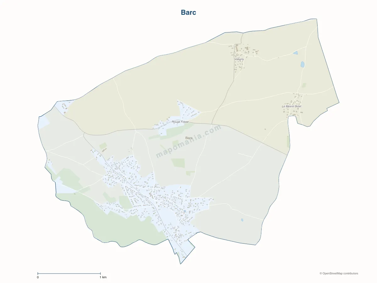 Carte de Barc à personnaliser