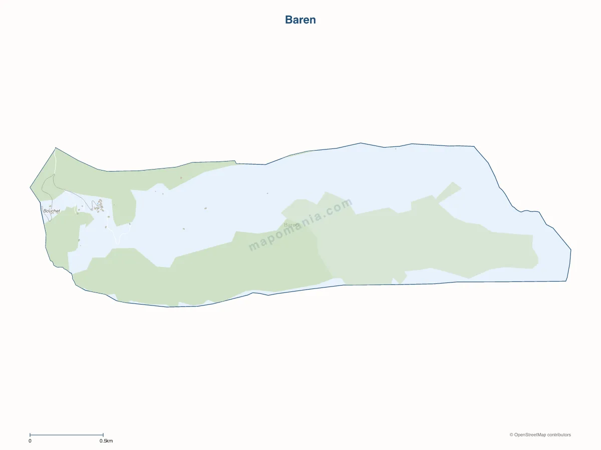 Carte de Baren à personnaliser
