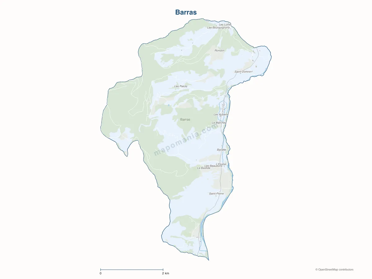 Carte de Barras à personnaliser