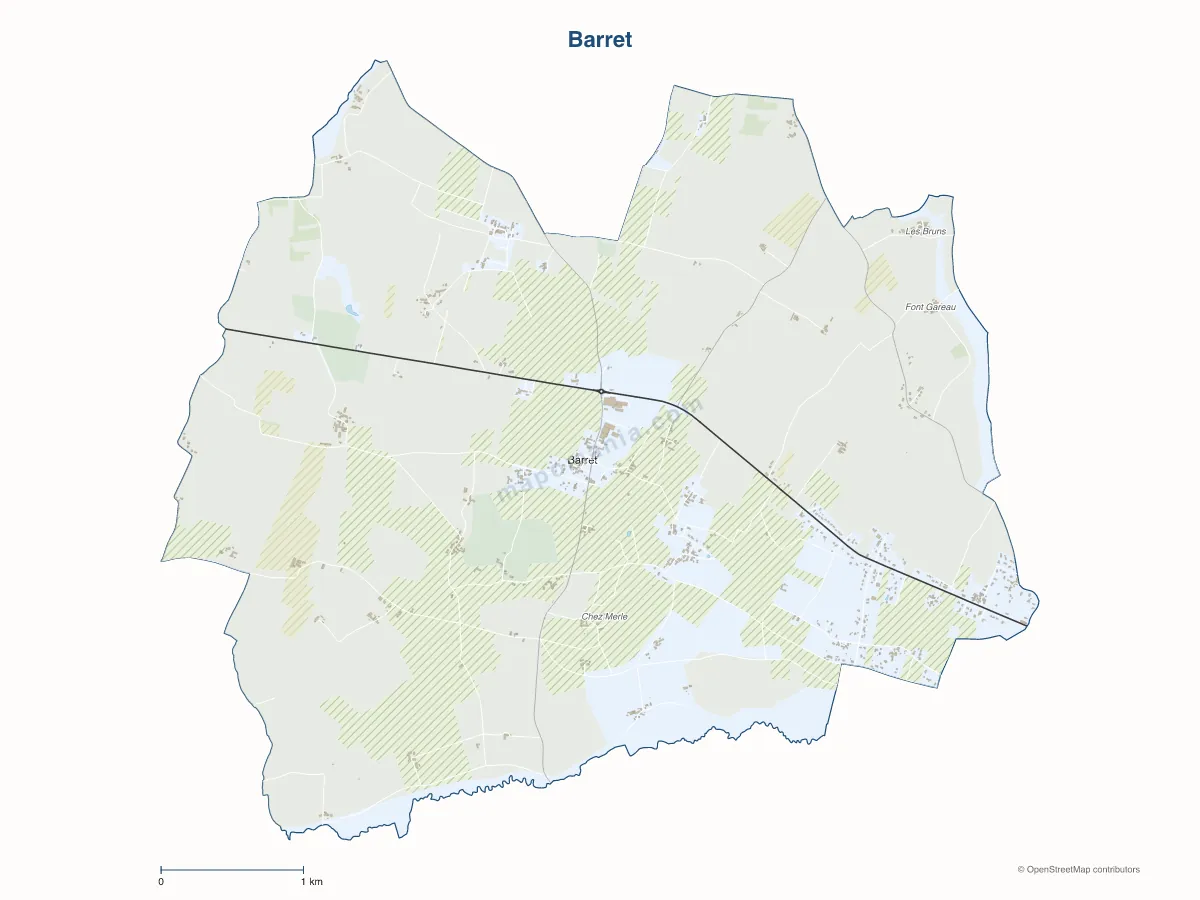 Carte de Barret à personnaliser
