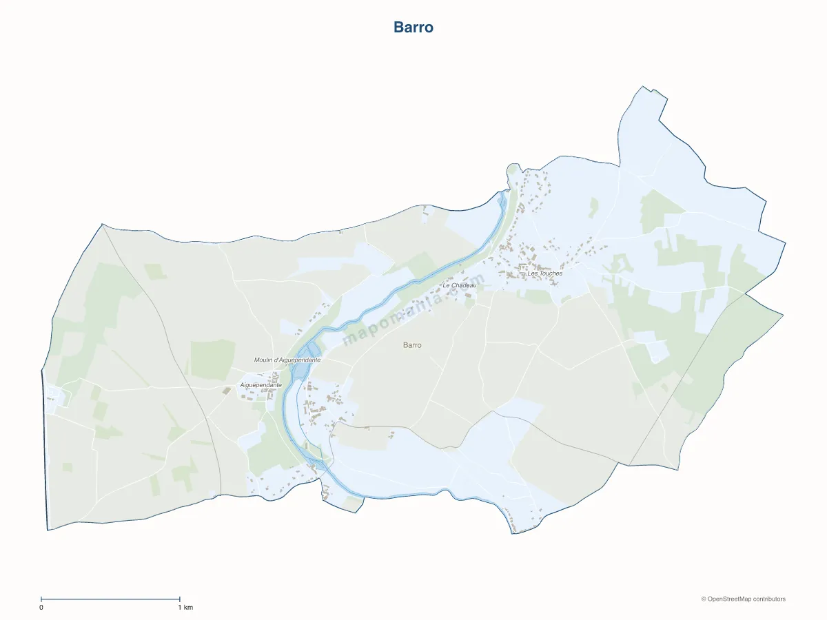 Carte de Barro à personnaliser