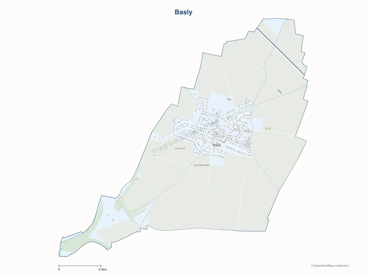Carte de Basly à personnaliser
