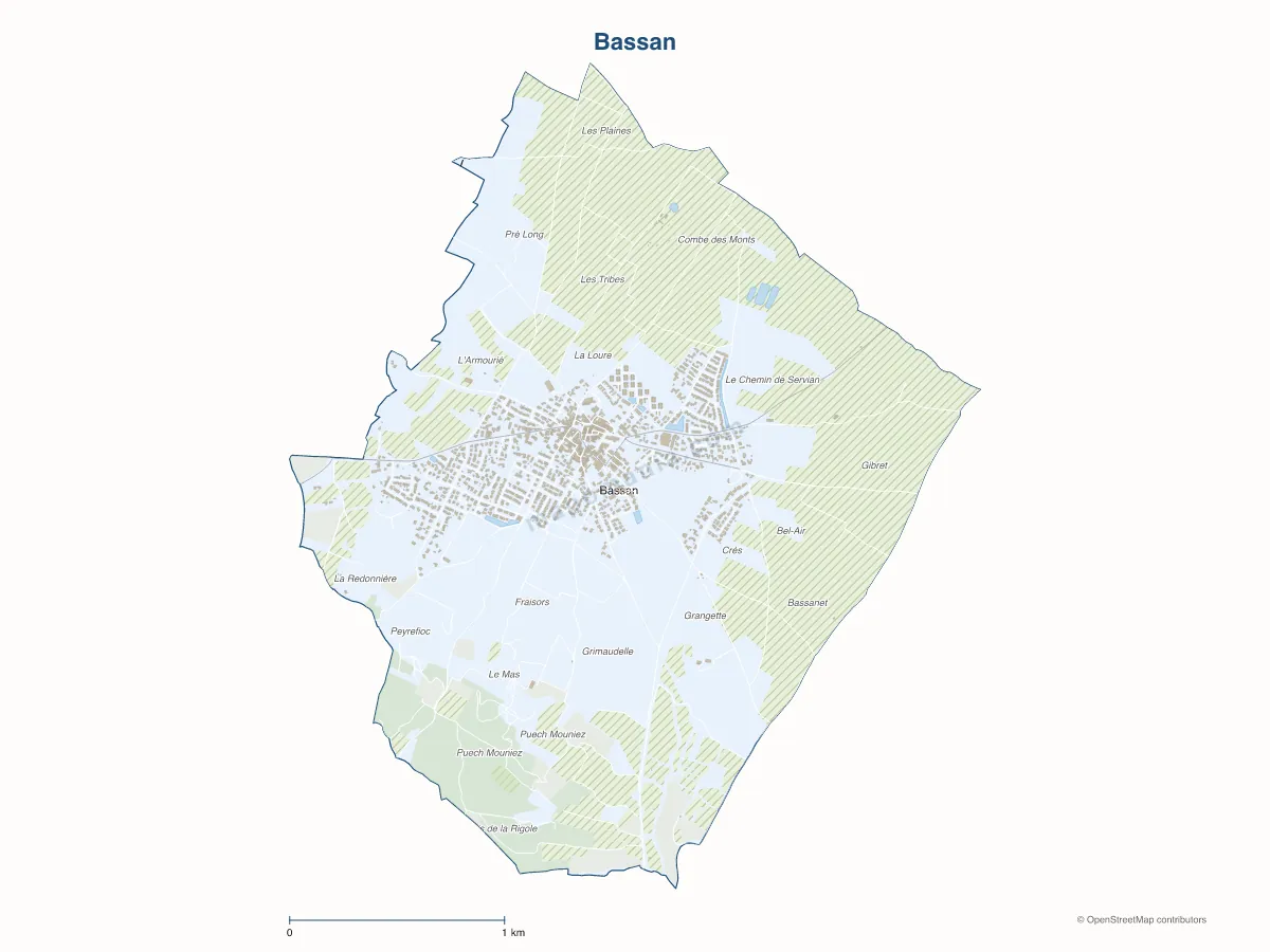 Carte de Bassan à personnaliser