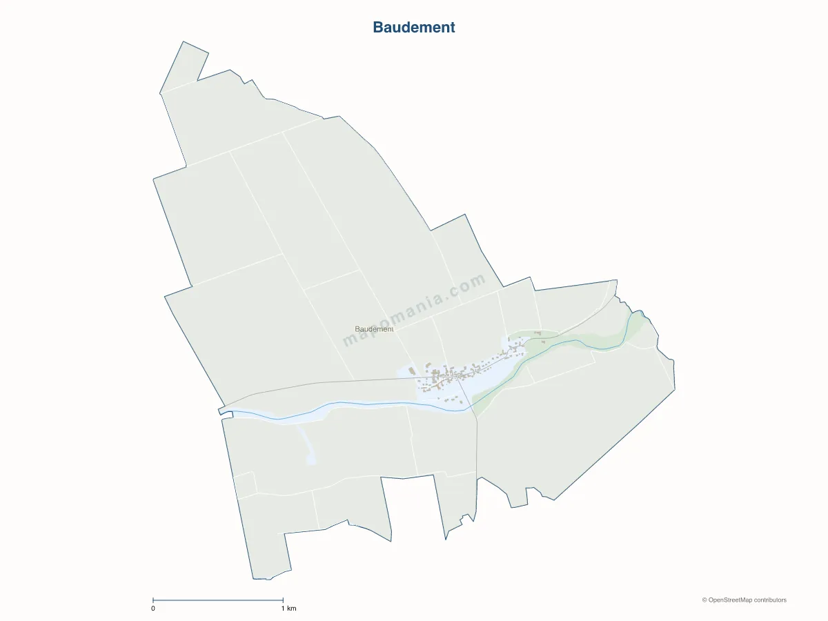 Carte de Baudement à personnaliser