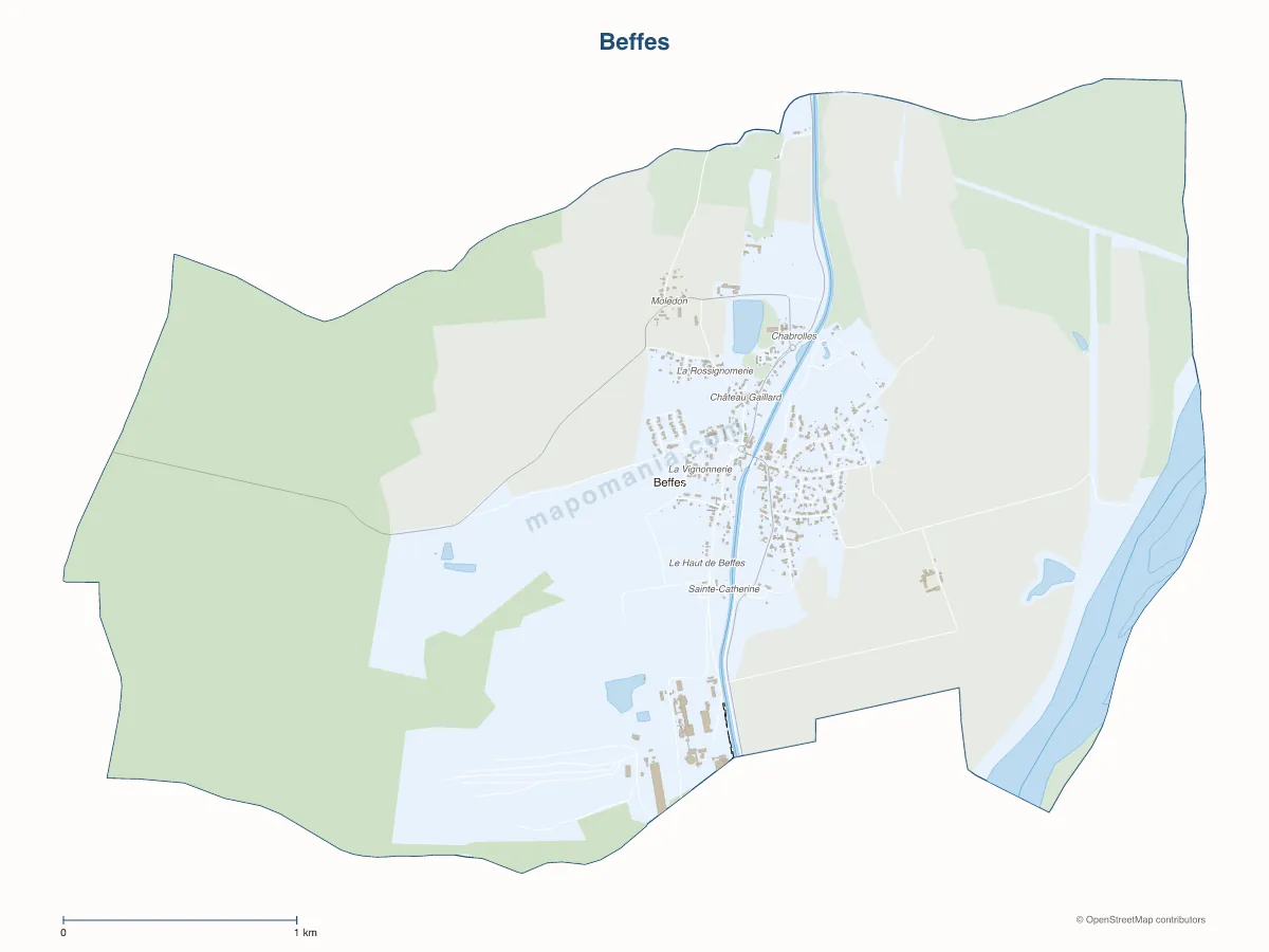 Carte de Beffes à personnaliser