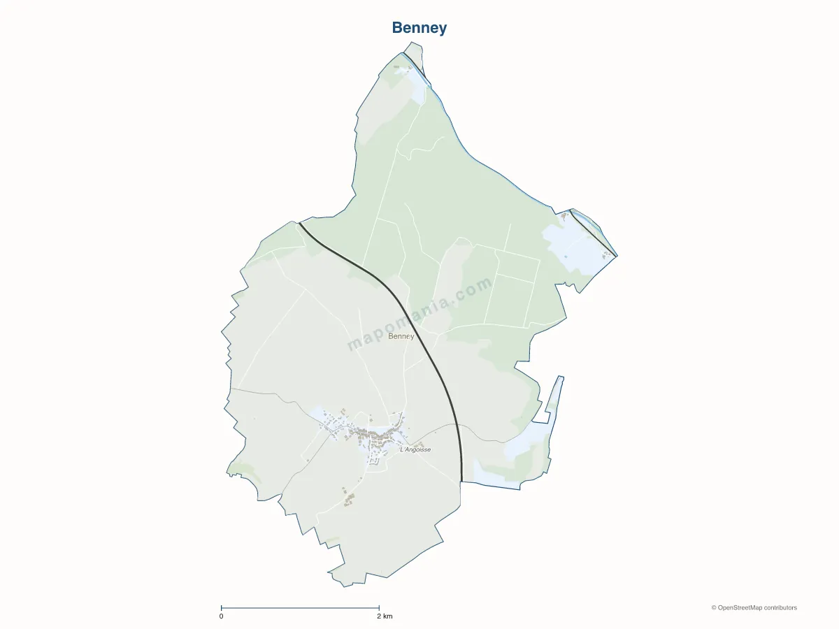 Carte de Benney à personnaliser