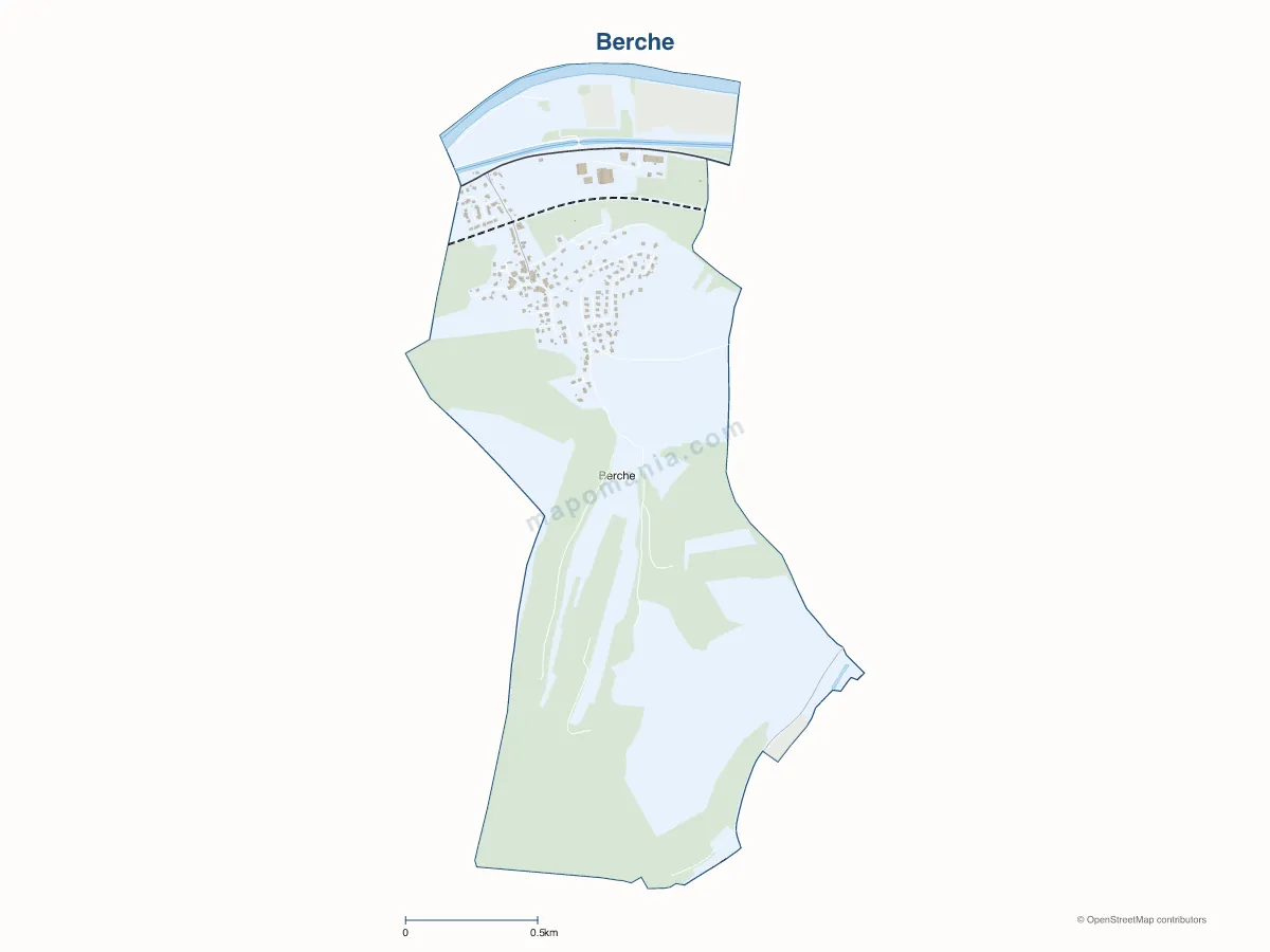 Carte de Berche à personnaliser