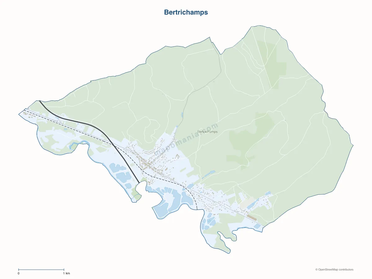 Carte de Bertrichamps à personnaliser