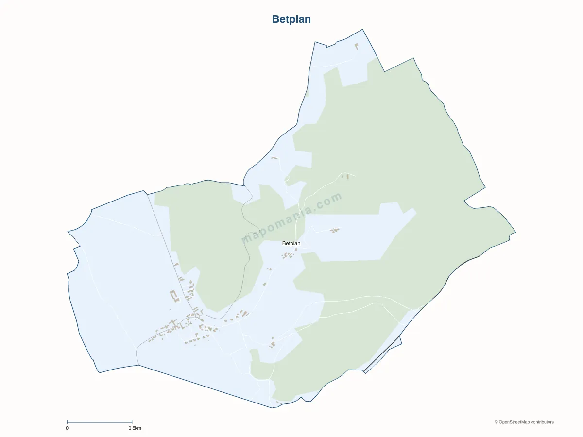 Carte de Betplan à personnaliser