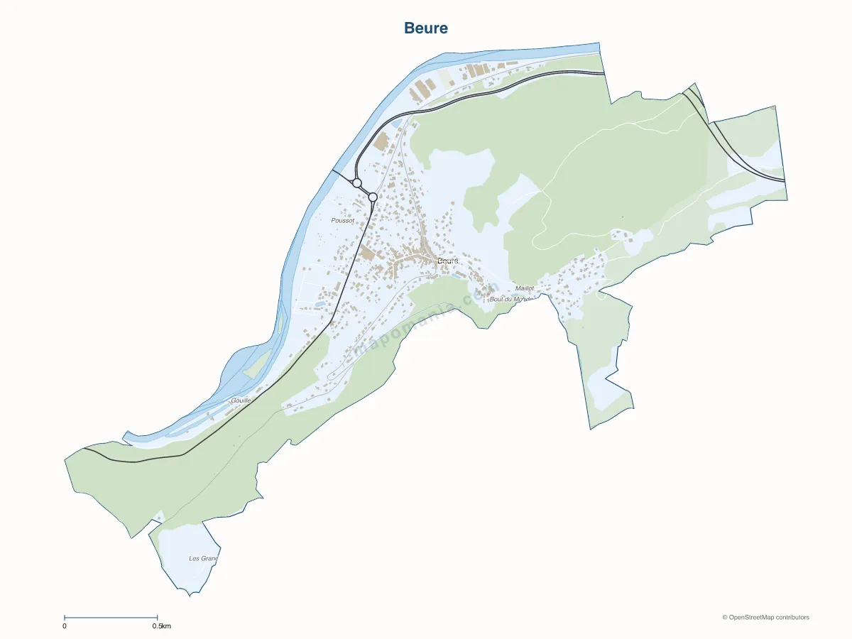 Carte de Beure à personnaliser