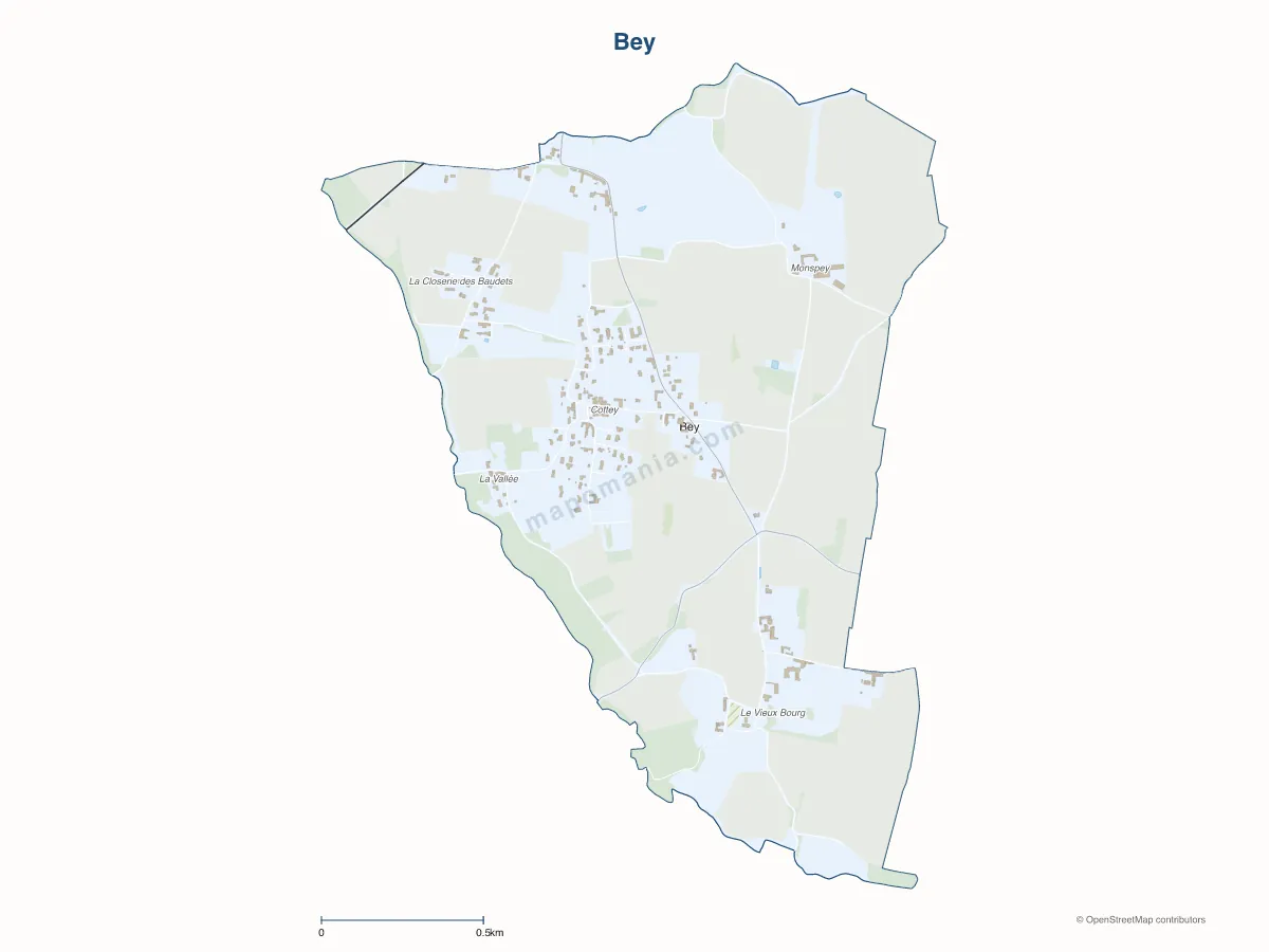 Carte de Bey à personnaliser