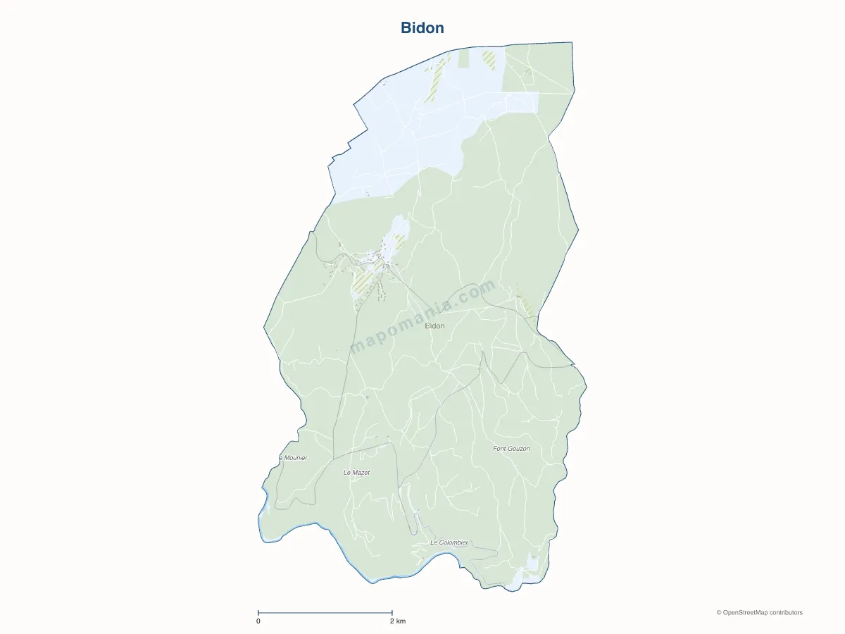 Carte de Bidon à personnaliser