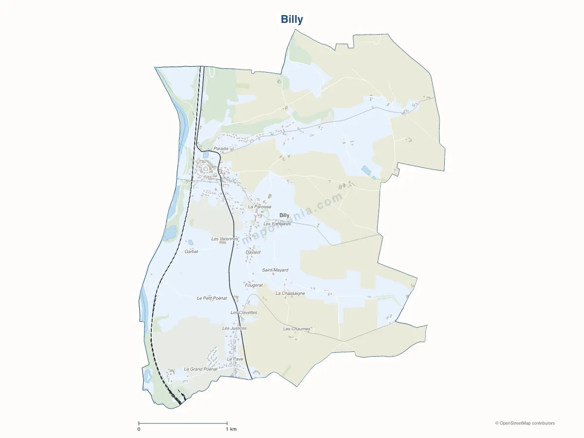 Carte de Billy à personnaliser