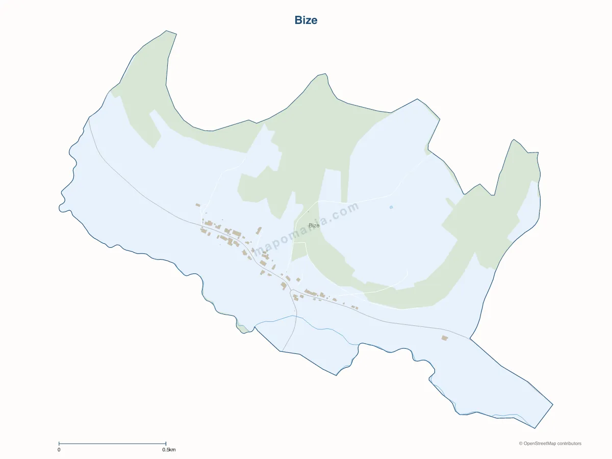 Carte de Bize à personnaliser