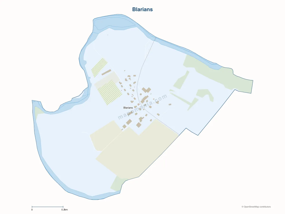 Carte de Blarians à personnaliser